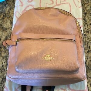 Pink Coach backpack